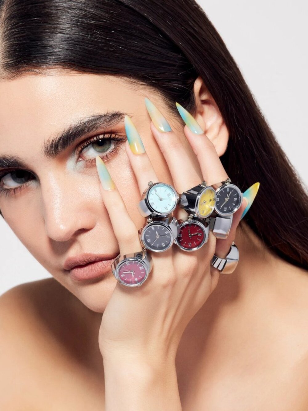 Bling Bling! Brand-New Steve Madden Black Ring Watch